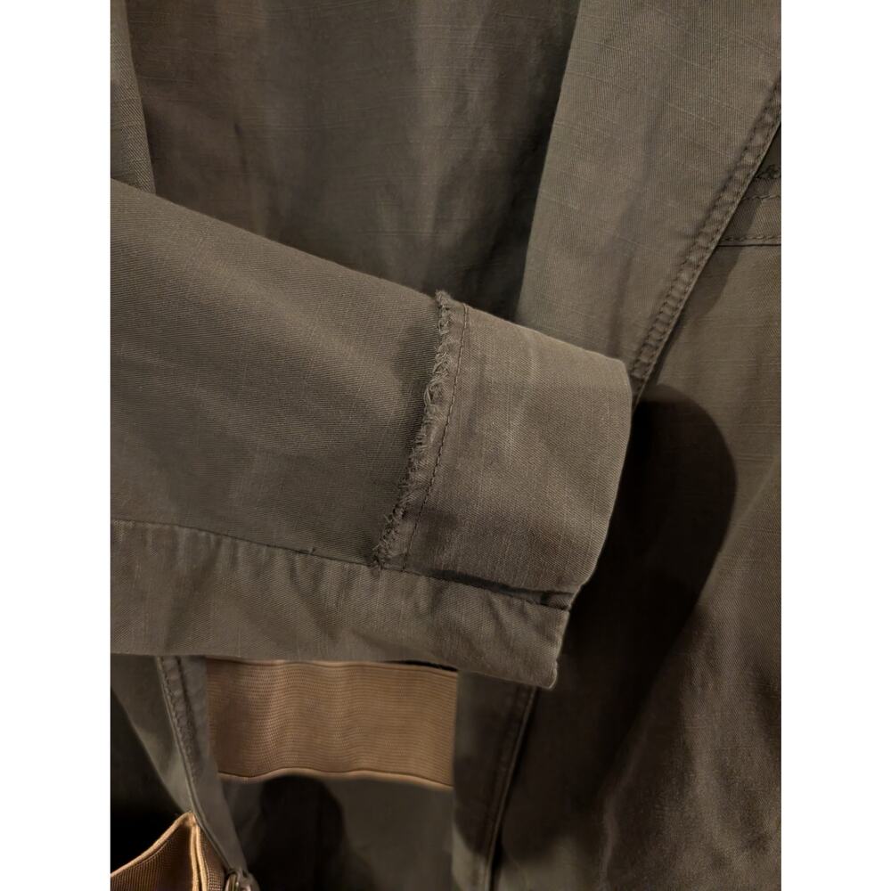 Schumacher | Gray Distressed One Snap Jacket | Size Large - Picture 5 of 9